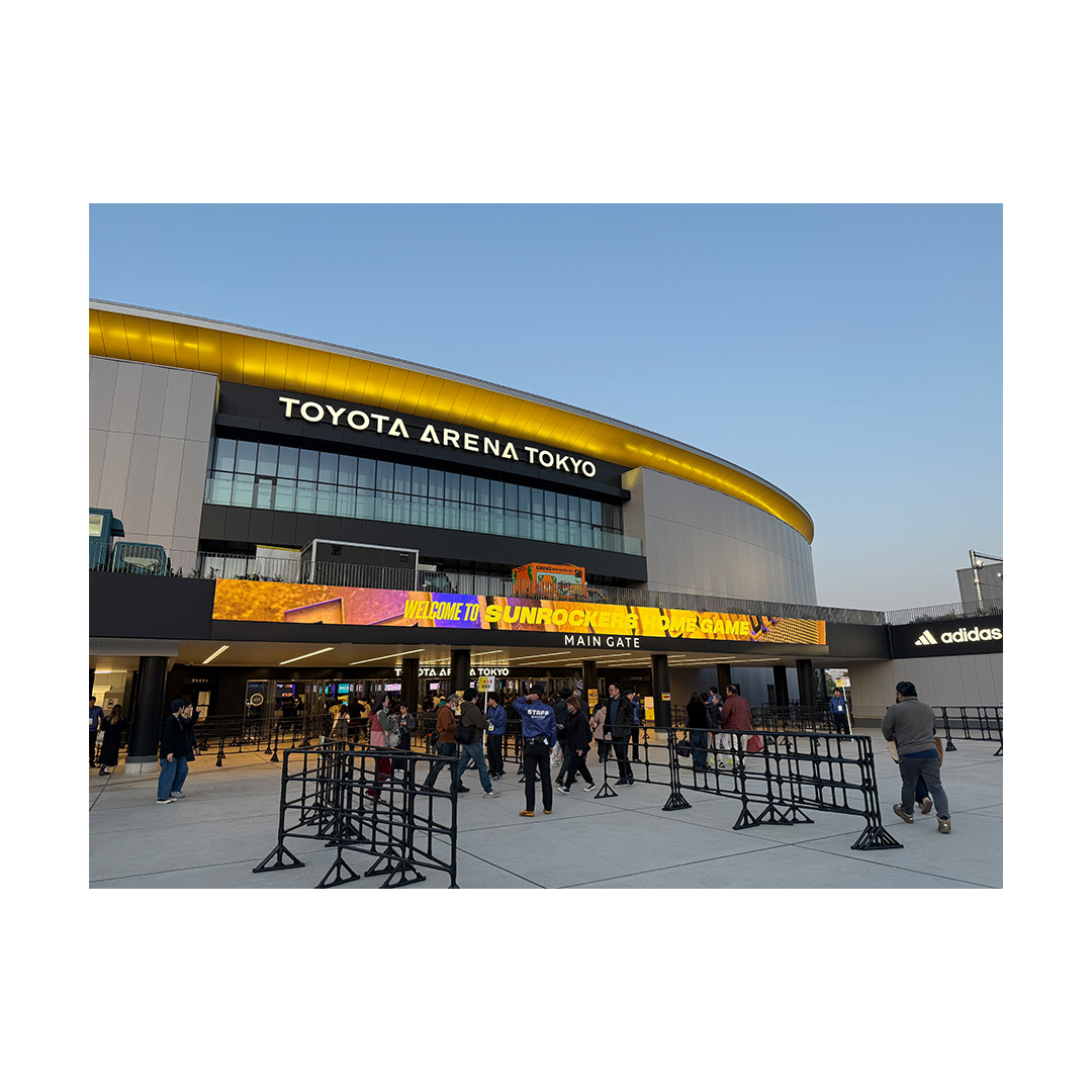 TOYOTA ARENA TOKYOで行われたサンロッカーズ渋谷の試合演出映像をTHREE CHORDSで担当